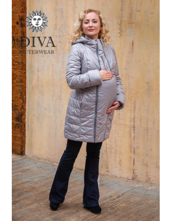 Babywearing Winter Coat 4 in 1 with a Back-Carry Option, Pietra