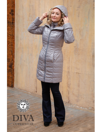 Babywearing Winter Coat 4 in 1 with a Back-Carry Option, Pietra