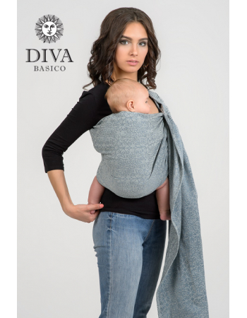 Diva Basico 100% cotton: Argento Ring Sling