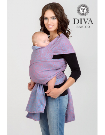 Diva Basico Mei Tai 100% cotton: Orchidea