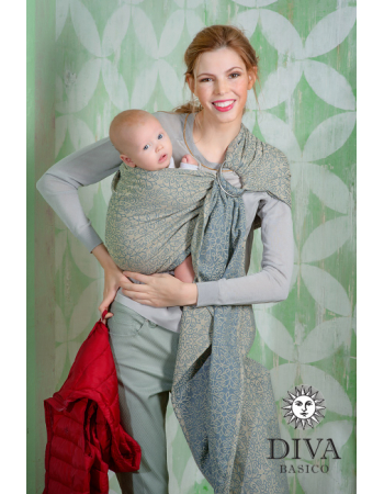 Diva Basico 100% cotton: Damasco Ring Sling