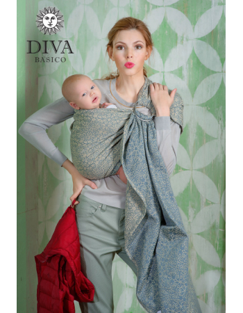 Diva Basico 100% cotton: Damasco Ring Sling