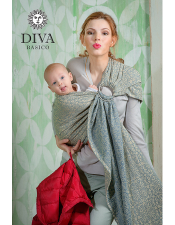 Diva Basico 100% cotton: Damasco Ring Sling