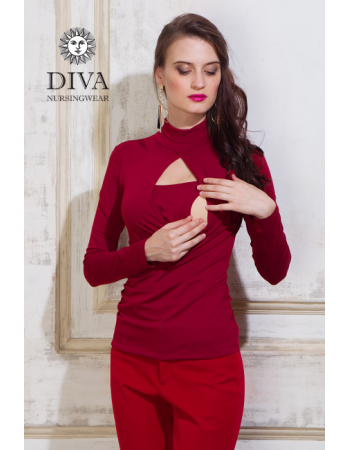 Nursing Top Diva Nursingwear Maura, Berry