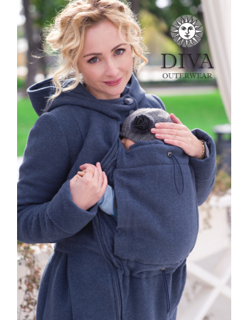 Babywearing Wool Winter Coat, Notte