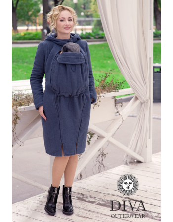 Babywearing Wool Winter Coat, Notte