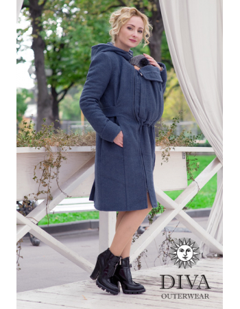 Babywearing Wool Winter Coat, Notte