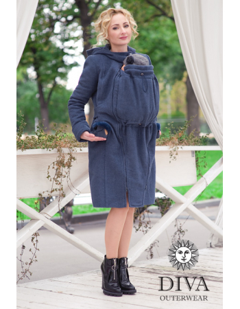 Babywearing Wool Winter Coat, Notte