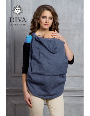 Wool Babywearing Cover, Antracite