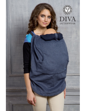 Wool Babywearing Cover, Antracite