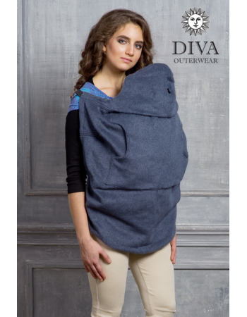 Wool Babywearing Cover, Antracite