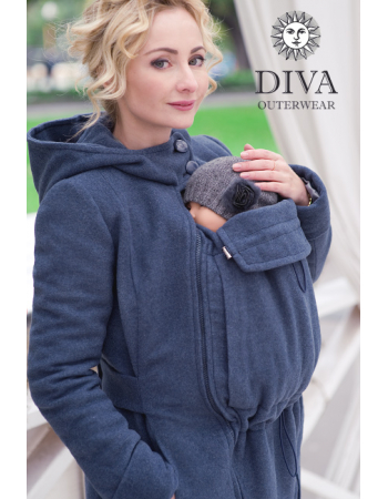 Babywearing Wool Winter Coat, Notte