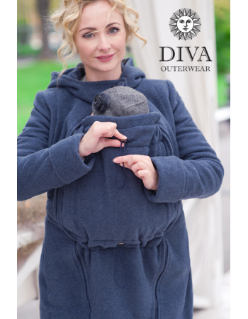 Babywearing Wool Winter Coat, Notte