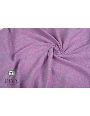 Diva Basico Mei Tai 100% cotton with a hood: Orchidea