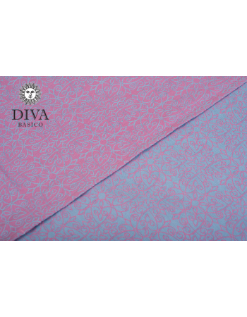 Diva Basico Mei Tai 100% cotton with a hood: Orchidea