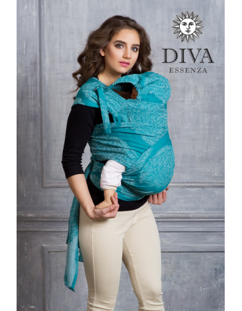 Diva Toddler Mei Tai 100% cotton: Smeraldo