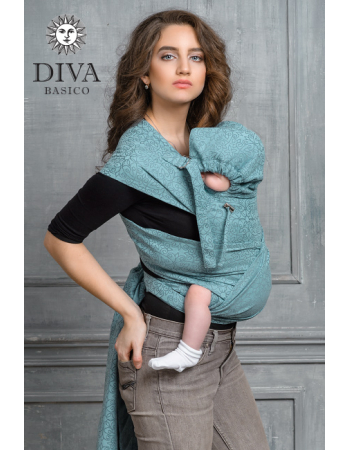 Diva Basico Mei Tai 100% cotton with a hood: Aprile