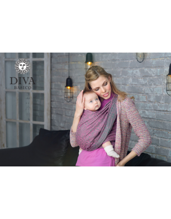 Diva Basico Woven Wrap 100% cotton: Perla