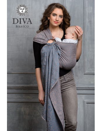 Diva Basico 100% cotton: Cacao Ring Sling