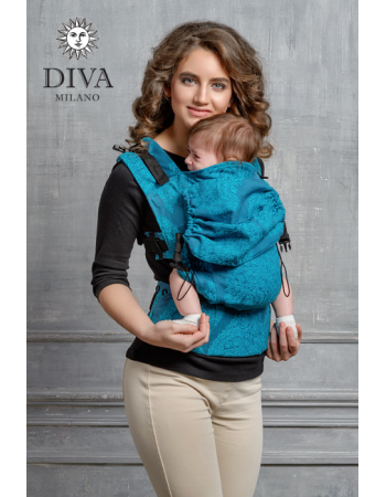 Diva Essenza Wrap Conversion Buckle Carrier: Ceruleo