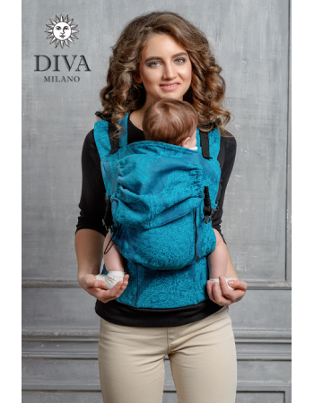 Diva Essenza Wrap Conversion Buckle Carrier: Ceruleo