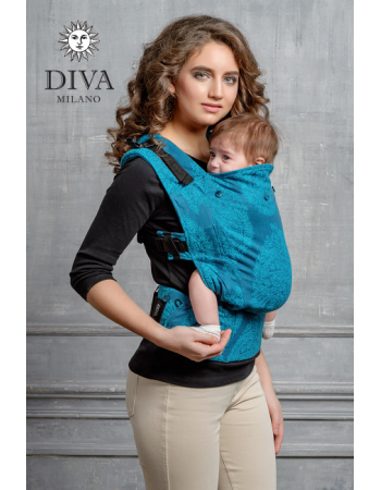 Diva Essenza Wrap Conversion Buckle Carrier: Ceruleo