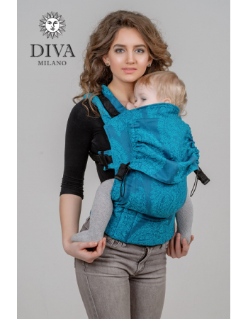 Diva Essenza Wrap Conversion Buckle Carrier: Ceruleo