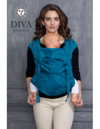 Diva Toddler Mei Tai 100% cotton: Ceruleo