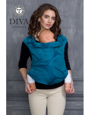 Diva Toddler Mei Tai 100% cotton: Ceruleo