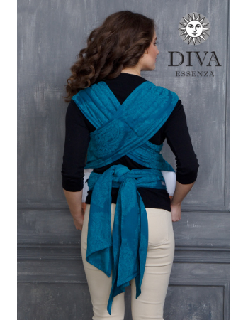 Diva Toddler Mei Tai 100% cotton: Ceruleo