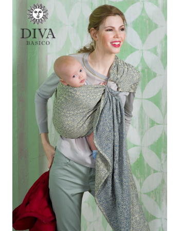 Diva Basico 100% cotton: Damasco Ring Sling