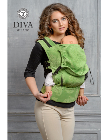 Diva Essenza Wrap Conversion Buckle Carrier: Erba