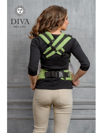 Diva Essenza Wrap Conversion Buckle Carrier: Erba