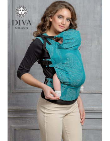 Diva Essenza Wrap Conversion Buckle Carrier: Smeraldo