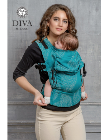 Diva Essenza Wrap Conversion Buckle Carrier: Smeraldo