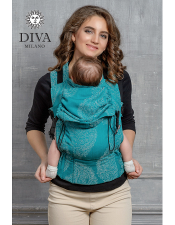 Diva Essenza Wrap Conversion Buckle Carrier: Smeraldo