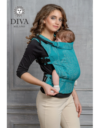 Diva Essenza Wrap Conversion Buckle Carrier: Smeraldo