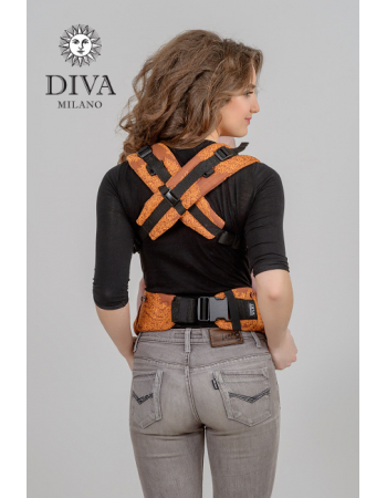 Diva Essenza Wrap Conversion Buckle Carrier: Terracotta