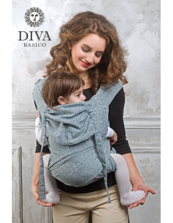 Diva Toddler Mei Tai 100% cotton: Argento
