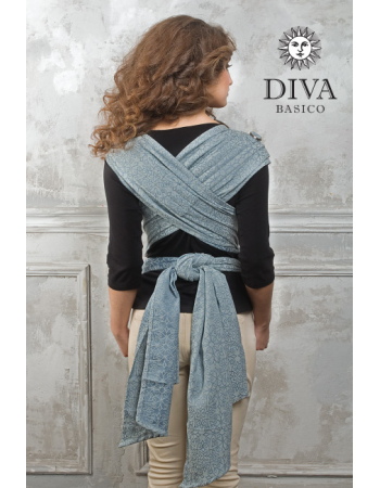 Diva Toddler Mei Tai 100% cotton: Argento