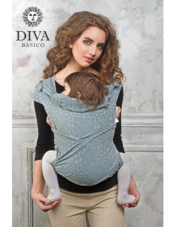 Diva Toddler Mei Tai 100% cotton: Argento