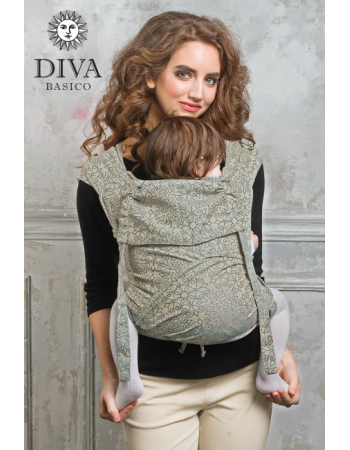 Diva Toddler Mei Tai 100% cotton: Damasco