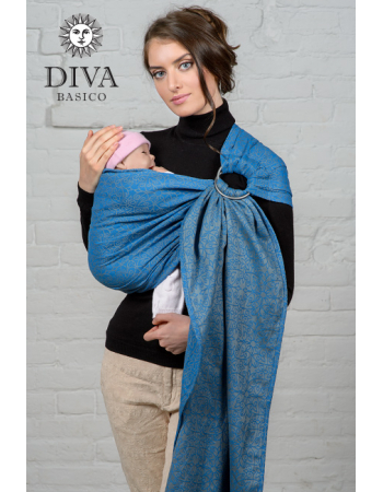 Diva Basico 100% cotton: Zaffiro Ring Sling