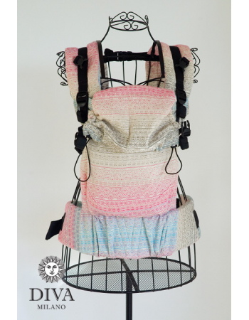 Diva Didymos LE Wrap Conversion Buckle Carrier: Prima AuroraDiva Didymos LE Wrap Conversion Buckle Carrier: Prima Aurora