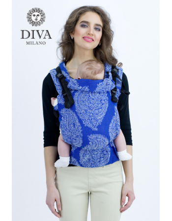 Diva Essenza Wrap Conversion Buckle Carrier: Azzurro Bamboo, The One!