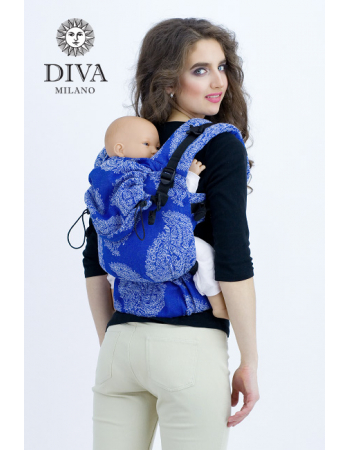 Diva Essenza Wrap Conversion Buckle Carrier: Azzurro Bamboo, The One!