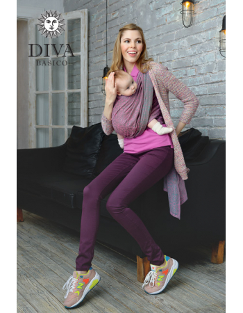 Diva Basico Woven Wrap 100% cotton: Perla