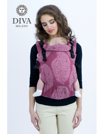 Diva Essenza Wrap Conversion Buckle Carrier: Berry Bamboo, The One!