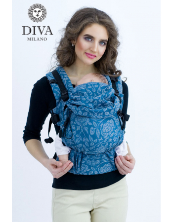 Diva Milano LE Wrap Conversion Buckle Carrier: Diamante Petrel