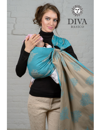 Diva Basico 100% cotton: Damasco Ring Sling